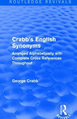 : Crabb's English Synonyms (1916) book