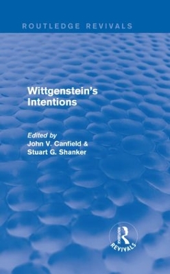 Wittgenstein's Intentions book