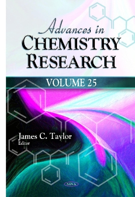 Advances in Chemistry Research book