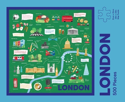 London Map Puzzle: 500-Piece Jigsaw Puzzle book