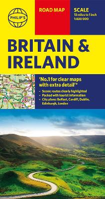 Philip's Britain and Ireland Road Map book