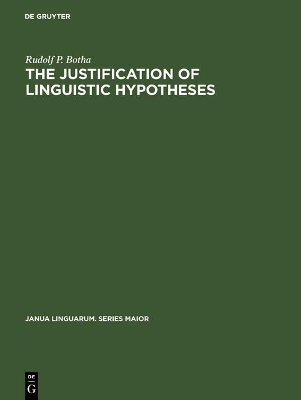 Justification of Linguistic Hypotheses book
