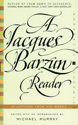 Jacques Barzun Reader book