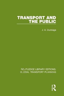Transport and the Public book
