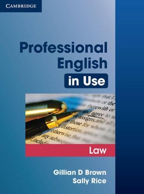 Professional English in Use Law book