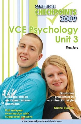 Cambridge Checkpoints VCE Psychology Unit 3 2009 book