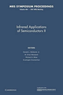 Infrared Applications of Semiconductors II: Volume 484 by Donald L. McDaniel, Jr