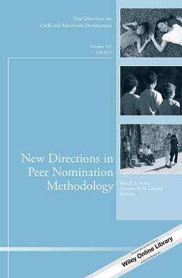 New Directions in Peer Nomination Methodology book