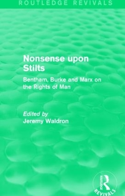 Nonsense upon Stilts by Jeremy Waldron