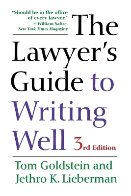 Lawyer's Guide to Writing Well book