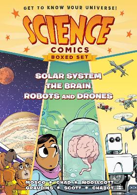 Science Comics Boxed Set: Solar System, The Brain, and Robots and Drones book