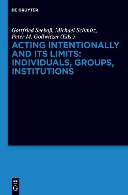 Acting Intentionally and Its Limits: Individuals, Groups, Institutions by Gottfried Seebaß