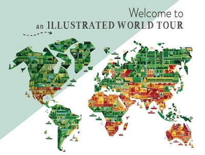 Welcome to an Illustrated World Tour book