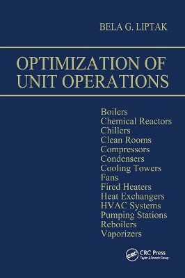 Optimization of Unit Operations book