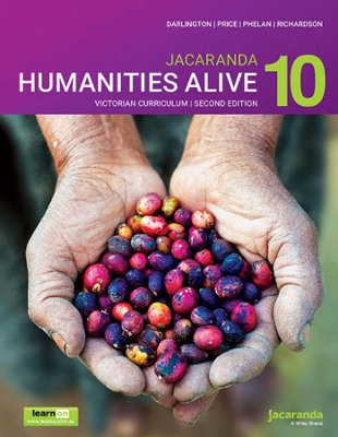 Jacaranda Humanities Alive 10 Victorian Curriculum book