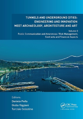 Tunnels and Underground Cities. Engineering and Innovation Meet Archaeology, Architecture and Art: Volume 8: Public Communication And Awareness / Risk Management, Contracts And Financial Aspects by Daniele Peila