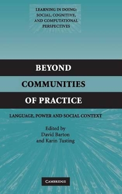 Beyond Communities of Practice book