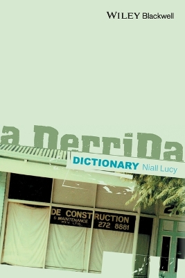 Derrida Dictionary book