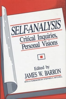 Self-Analysis book