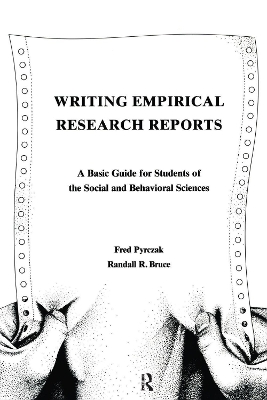 Writing Empirical Research Reports book