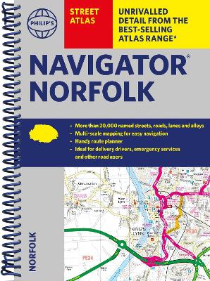 Philip's Navigator Street Atlas Norfolk book