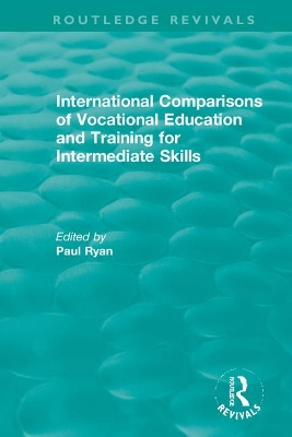 International Comparisons of Vocational Education and Training for Intermediate Skills book