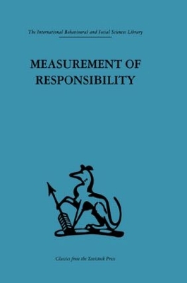 Measurement of Responsibility by Elliott Jaques