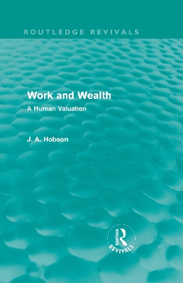 Work and Wealth book