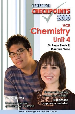 Cambridge Checkpoints VCE Chemistry Unit 4 2010 book
