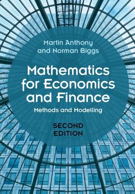 Mathematics for Economics and Finance: Methods and Modelling book