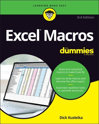 Excel Macros For Dummies book