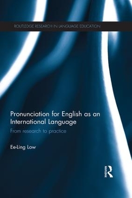Pronunciation for English as an International Language book