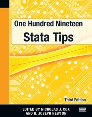 One Hundred Nineteen Stata Tips book