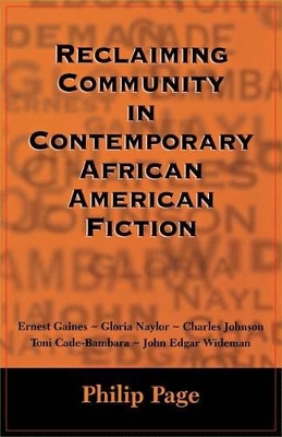 Reclaiming Community in Contemporary African American Fiction book