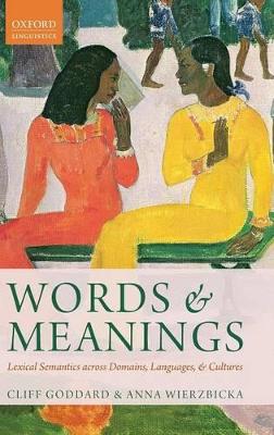 Words and Meanings book
