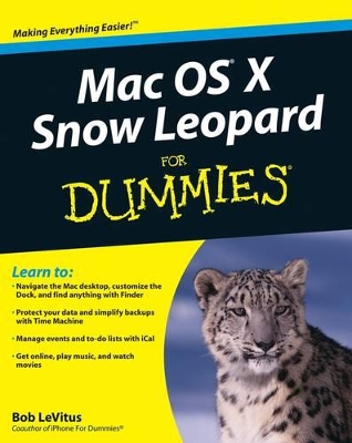 Mac OS X Snow Leopard For Dummies book