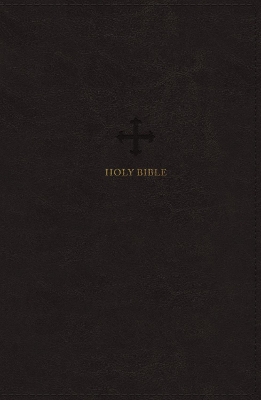 NRSV Large Print Standard Catholic Bible, Black Leathersoft (Comfort Print, Holy Bible, Complete Catholic Bible, NRSV CE): Holy Bible book