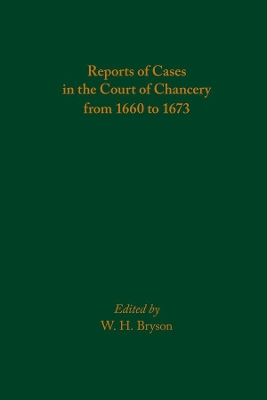 Reports of Cases in the Court of Chancery from 1660 to 1673 book