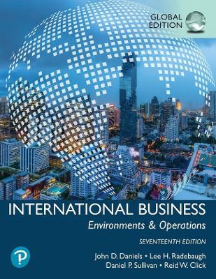 International Business, Global Edition, Pearson eText -- SMS Setup Record by John Daniels