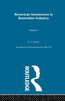 American Investment in Australian Industry book