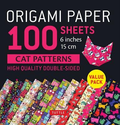 Origami Paper 100 sheets Cat Patterns 6