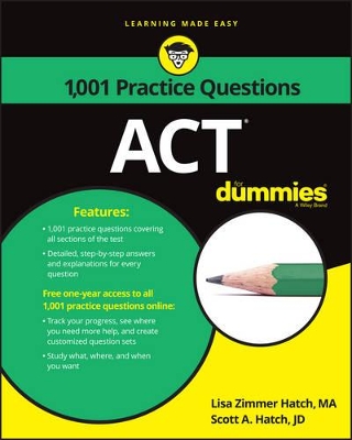 1,001 Act Practice Questions for Dummies book