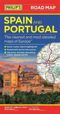 Philip's Spain and Portugal Road Map by Philip's Maps