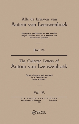 Collected Letters van Leeuwenhoek book