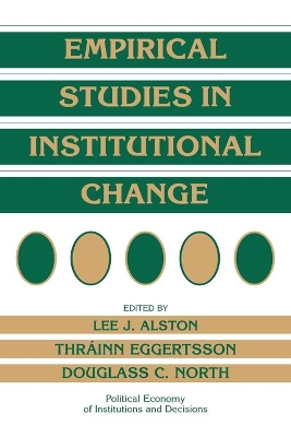 Empirical Studies in Institutional Change book