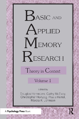 Basic and Applied Memory Research book