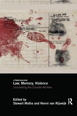 Law, Memory, Violence by Stewart Motha