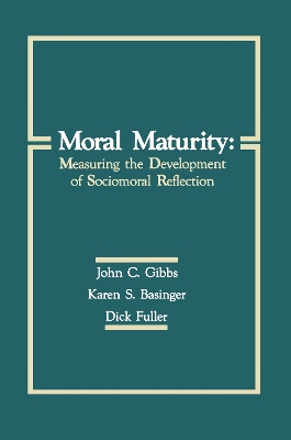 Moral Maturity book