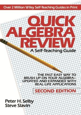 Quick Algebra Review book