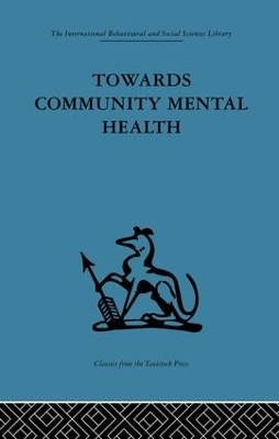 Towards Community Mental Health book